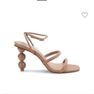 NIB sz 7 Steven By Steve Madden Tan Jaimeh Sculptural Heels